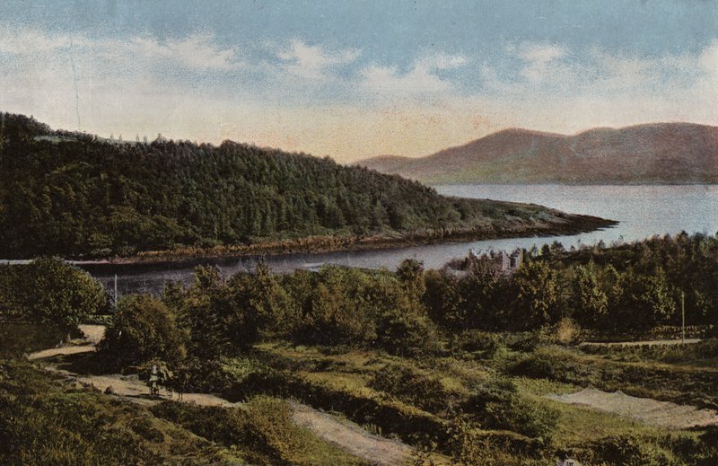 Sør-Irland: River Blackwater ved Kenmare, County Kerry (farget bilde) av Photographer Irish