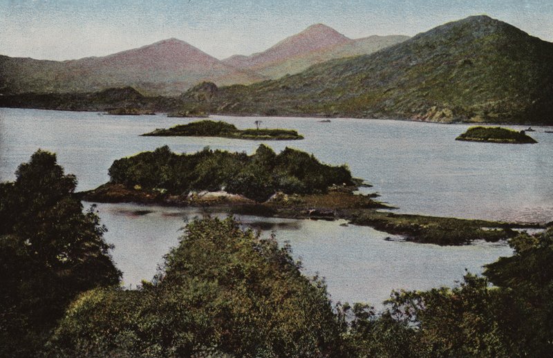 Sør-Irland: Sugar Loaf Mountain, Glengarriff, County Cork (farget bilde) av Photographer Irish