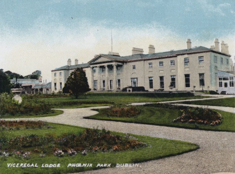 Viceregal Lodge, Phoenix Park, Dublin (fargebilde) av Photographer Irish