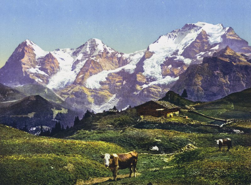 Eiger, Mönch og Jungfrau (bilde) av Photographer Swiss