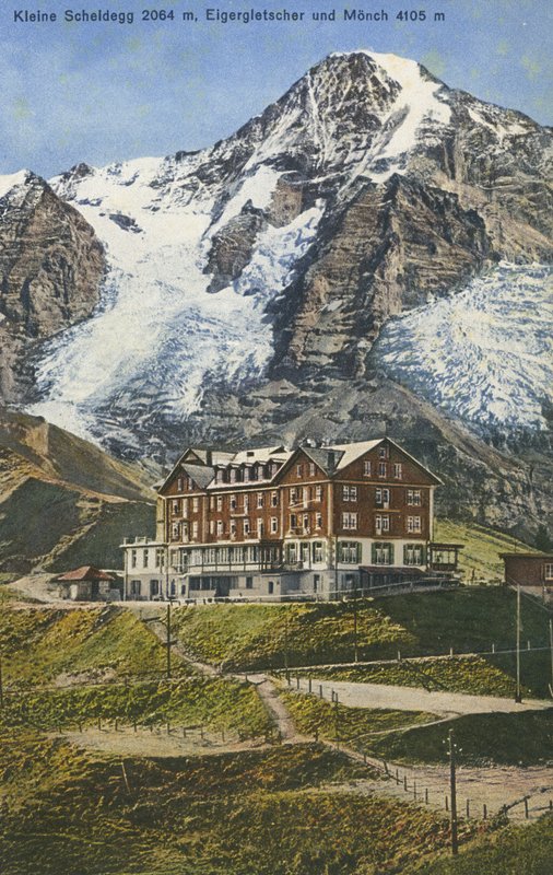 Kleine Scheidegg, Sveits (fargebilde) av Photographer Swiss