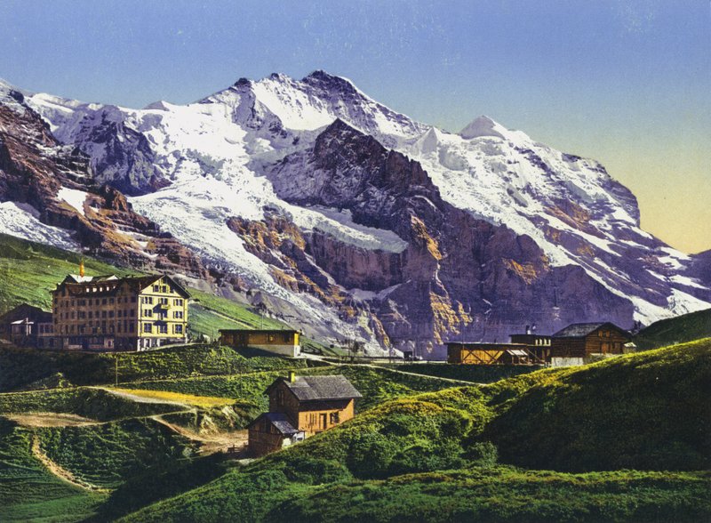 Kleine Scheidegg og Jungfrau (bilde) av Photographer Swiss