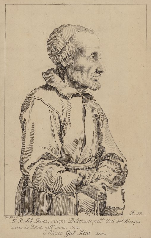 Sebastiano Resta, italiensk samler av tegninger av Pier Leone Ghezzi