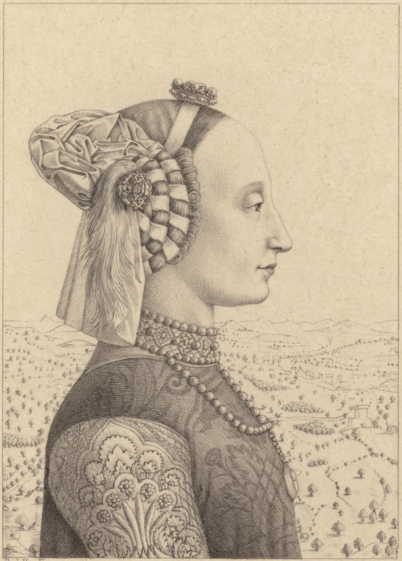 Battista Sforza av Piero della Francesca
