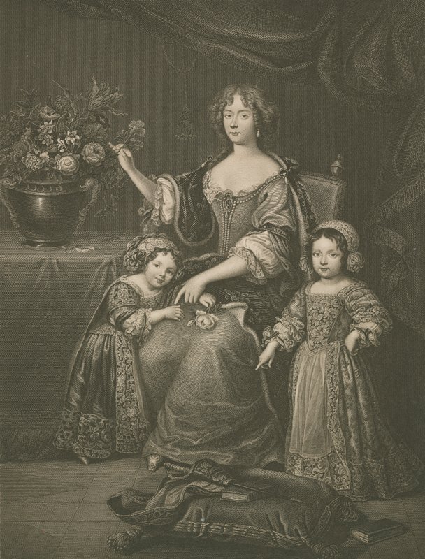 Henrietta Stuart, hertuginne D?Orleans av After Pierre Mignard