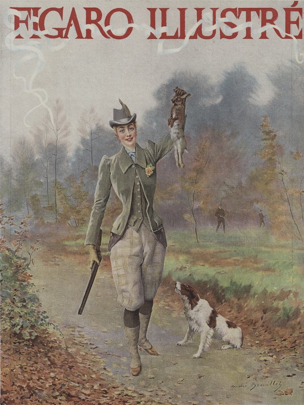 Forside av Le Figaro Illustre, november 1891 av Pierre Andre after Brouillet