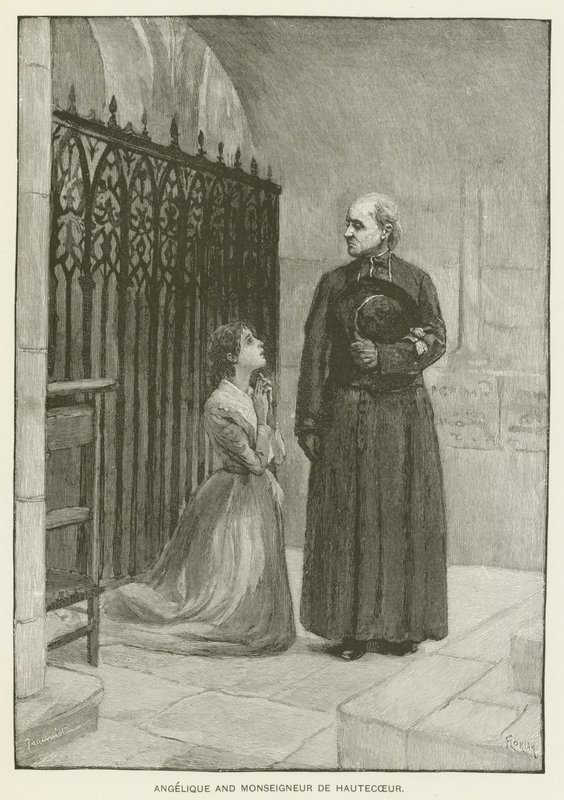 Angelique og Monseigneur de Hautecoeur av Pierre Georges Jeanniot