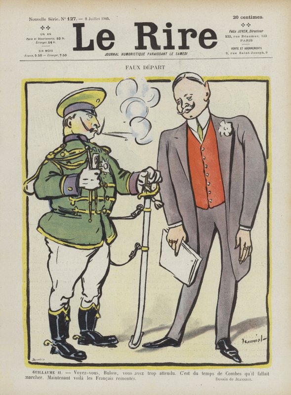 Feil start. Illustrasjon for Le Rire av Pierre Georges Jeanniot