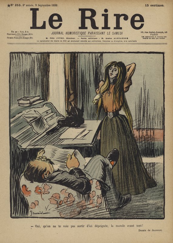 Illustrasjon for Le Rire av Pierre Georges Jeanniot