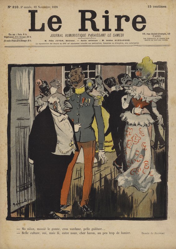 Illustrasjon for Le Rire av Pierre Georges Jeanniot