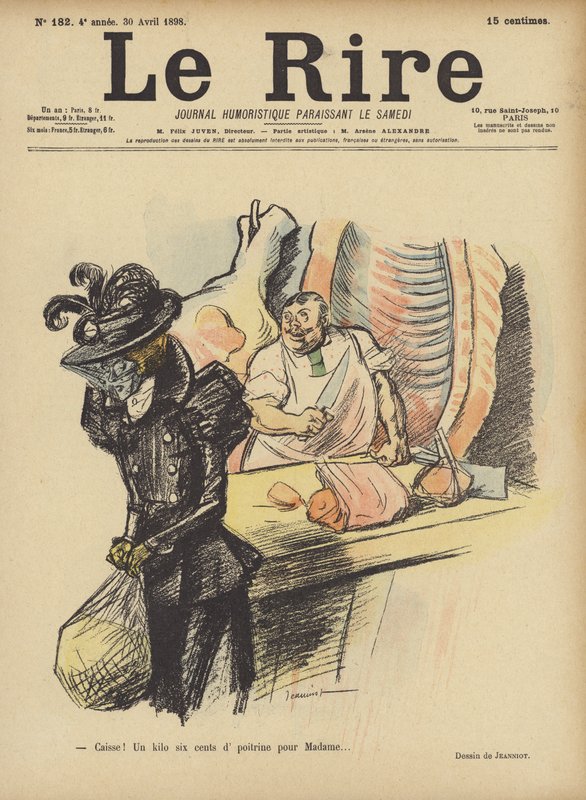 Illustrasjon for Le Rire av Pierre Georges Jeanniot