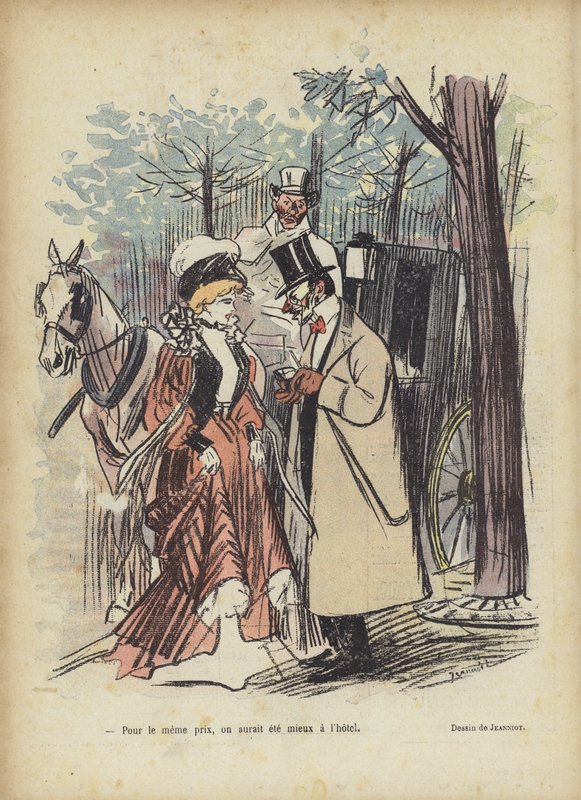Illustrasjon for Le Rire av Pierre Georges Jeanniot