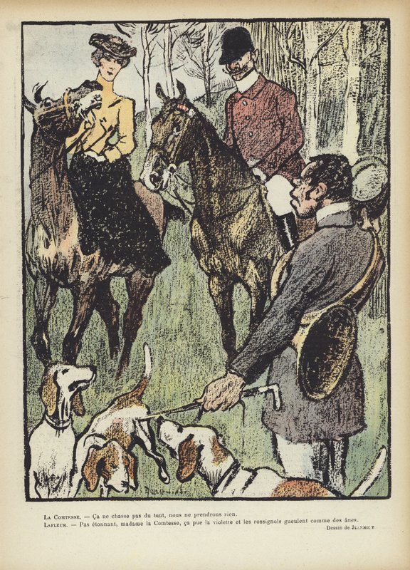 Illustrasjon for Le Rire av Pierre Georges Jeanniot