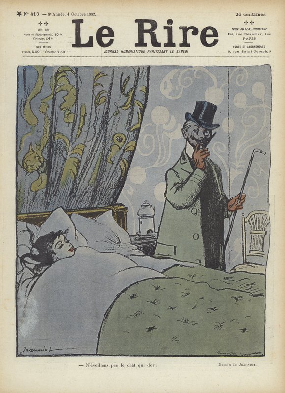 Illustrasjon for Le Rire av Pierre Georges Jeanniot