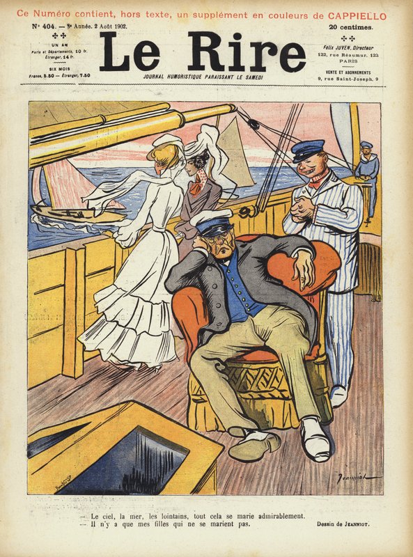 Illustrasjon for Le Rire av Pierre Georges Jeanniot