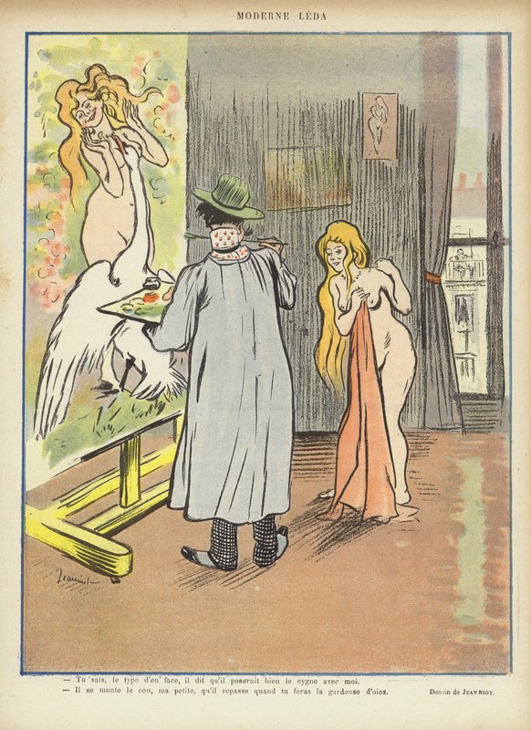 Illustrasjon for Le Rire av Pierre Georges Jeanniot