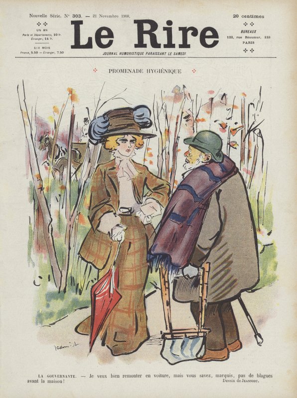 Illustrasjon for Le Rire av Pierre Georges Jeanniot