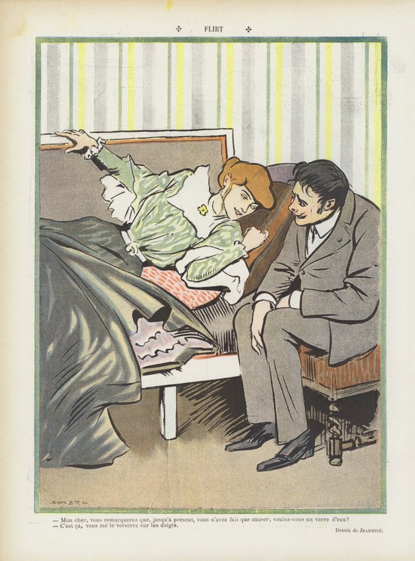 Illustrasjon for Le Rire av Pierre Georges Jeanniot