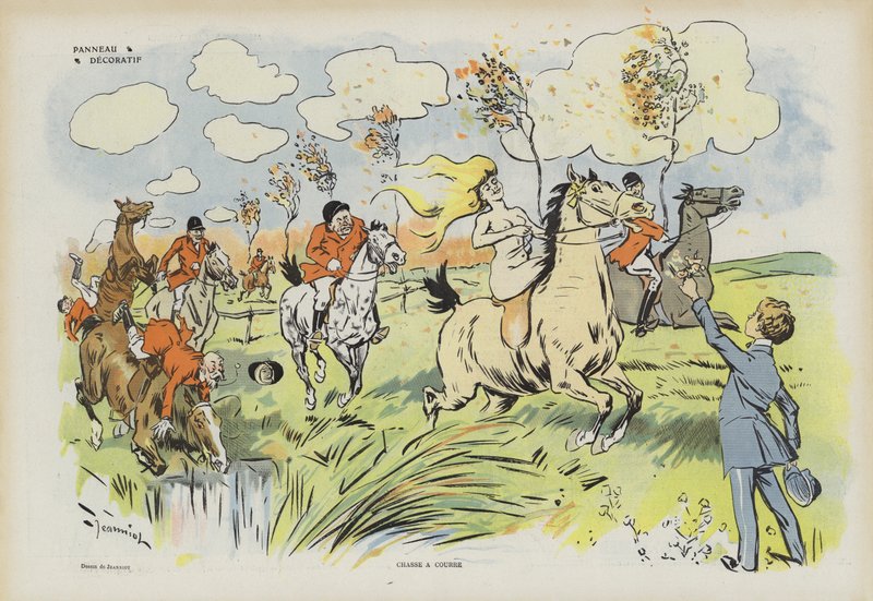Illustrasjon for Le Rire av Pierre Georges Jeanniot
