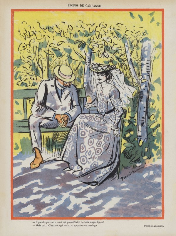 Illustrasjon for Le Rire av Pierre Georges Jeanniot