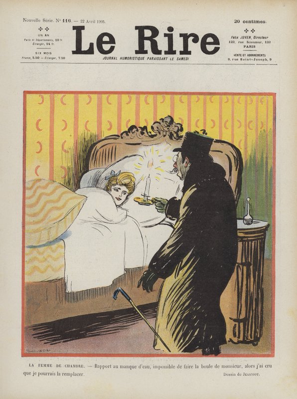 Illustrasjon for Le Rire av Pierre Georges Jeanniot