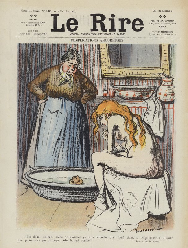 Illustrasjon for Le Rire av Pierre Georges Jeanniot