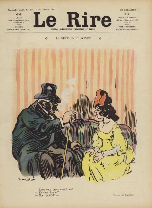 Illustrasjon for Le Rire av Pierre Georges Jeanniot