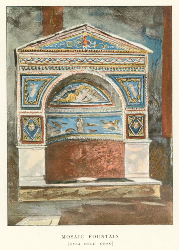 Mosaikkfontene, Casa Dell 