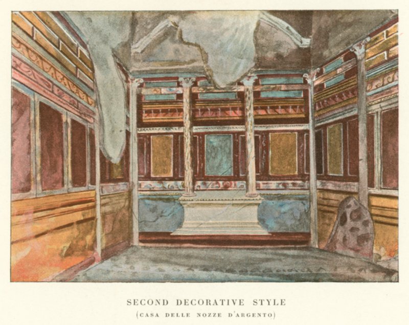 Andre dekorative stil, House Of The Silver Wedding (farge litho) av Pierre Gusman