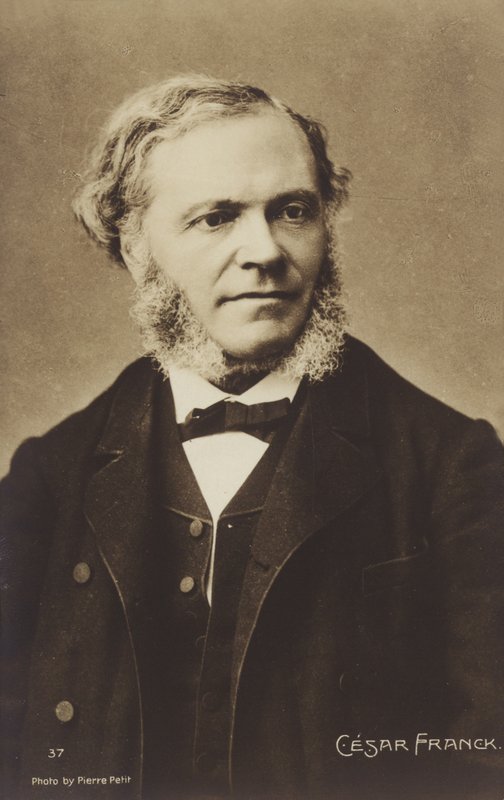 Cesar Franck, belgisk født komponist, pianist, organist og musikklærer som jobbet i Paris i løpet av sitt voksne liv (1822-1890) av Pierre Petit