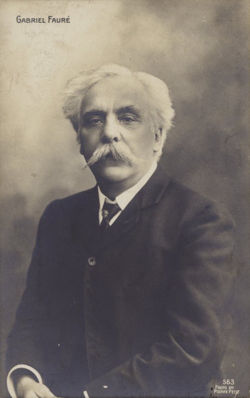 Gabriel Faure , fransk komponist, organist, pianist og lærer (1845-1924) av Pierre Petit
