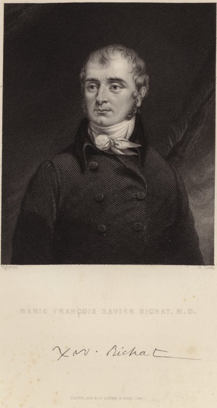 Portrett av Marie Francois Xavier Bichat av Pierre Roch Vigneron