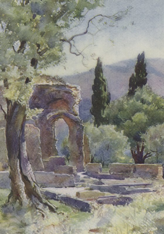 Tivoli, Villa Adriana av Pierre Vignal