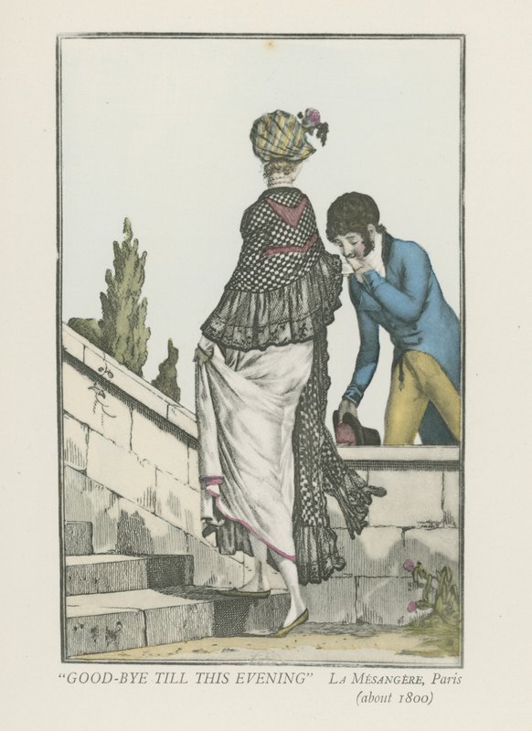 Farvel til i kveld (ca. 1800) av Pierre de La Mesangere