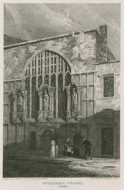 Guildhall Chapel, London av Pieter Jansz. Quast