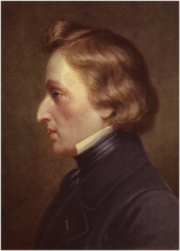 Portrett av Frederic Chopin av Polish School