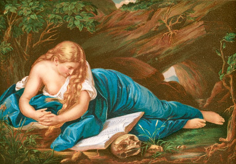 Maria Magdalena av Pompeo Girolamo Batoni