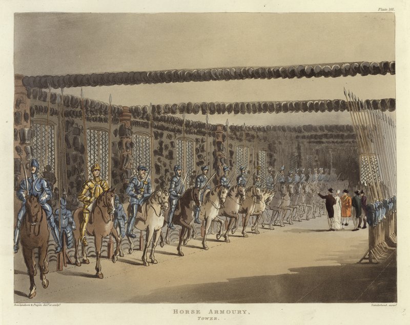 Hestevåpen av Pugin and Rowlandson
