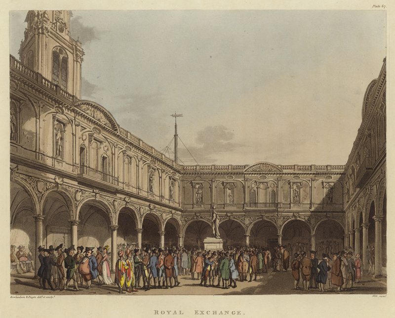 Kongelig utveksling av Pugin and Rowlandson