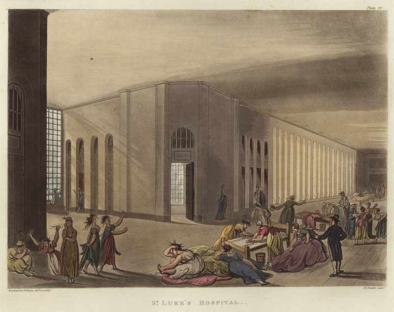 St Luke's Hospital av Pugin and Rowlandson