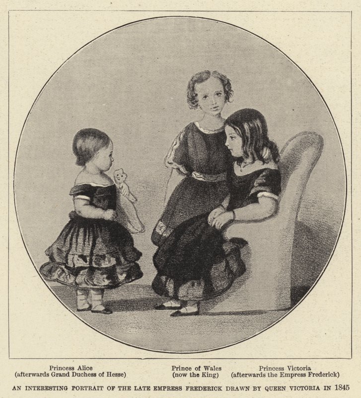 Et interessant portrett av den avdøde keiserinne Frederick av Queen Victoria