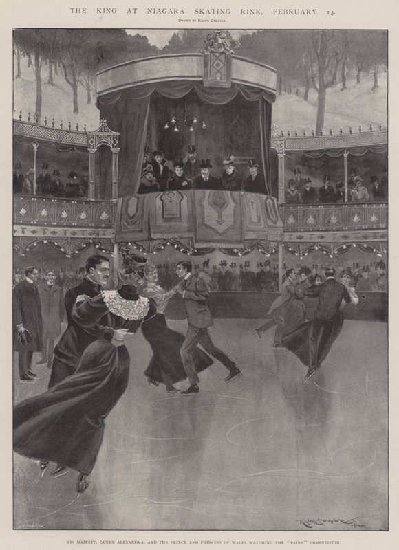 Kongen på Niagara Skating Rink, 13. februar av Ralph Cleaver