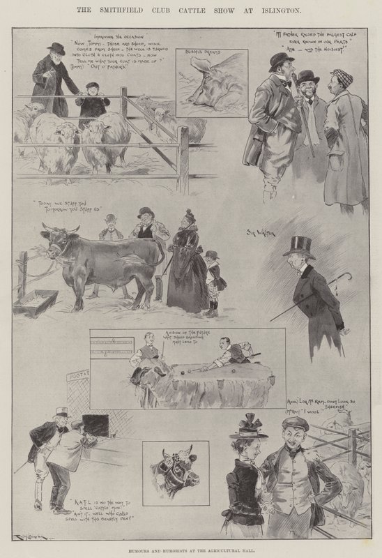 Smithfield Club Cattle Show på Islington av Ralph Cleaver