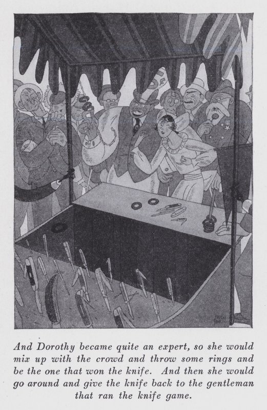 Illustrasjon for "But Gentlemen Marry Brunettes" av Anita Loos (litho) av Ralph Barton