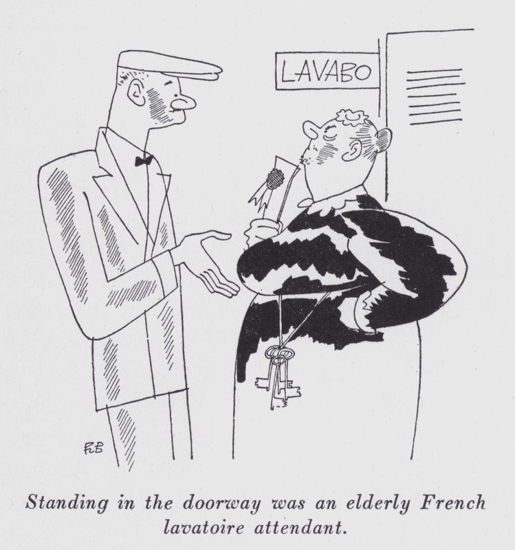 Illustrasjon for "But Gentlemen Marry Brunettes" av Anita Loos (litho) av Ralph Barton