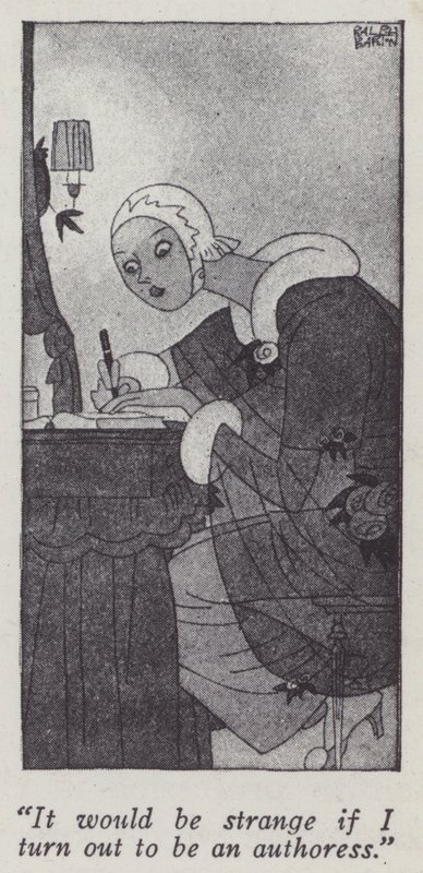 Illustrasjon for Gentlemen Prefer Blondes av Anita Loos (litho) av Ralph Barton