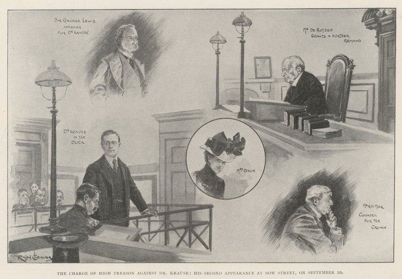 The Charge of High Treason against Dr Krause, his Second Appearance at Bow Street, on 10 September  av Ralph Cleaver