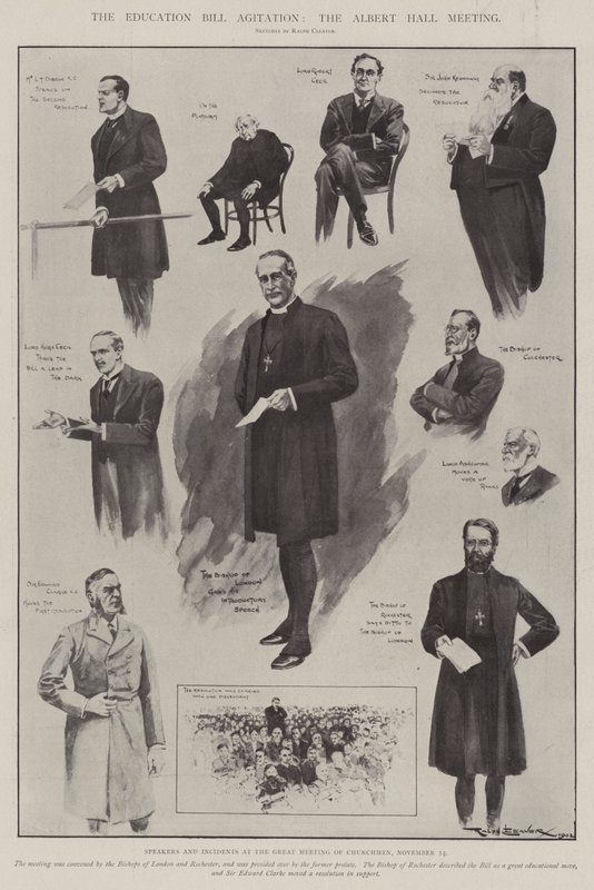 The Education Bill Agitation, Albert Hall-møtet av Ralph Cleaver