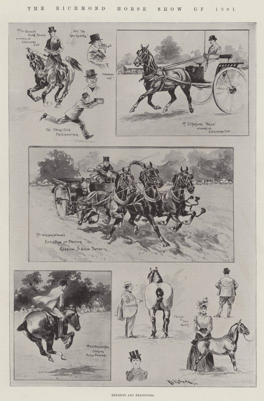 Richmond Horse Show fra 1901 av Ralph Cleaver