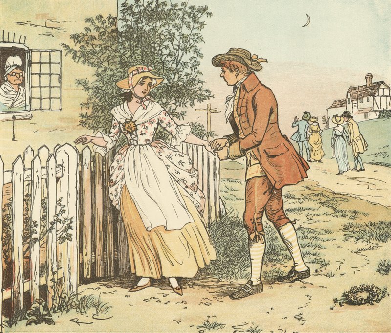 Kom Lasses og gutter av Randolph Caldecott